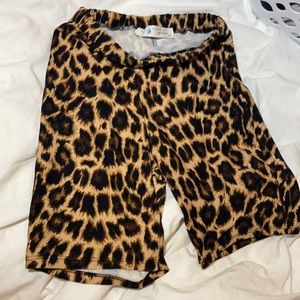 Lizard Thicket Cheetah Print Biker Shorts